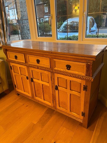 Reproduction oak sideboard - oak,