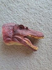 Red Dinosaur Hand Moving Mouth