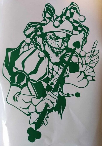 Vinyl decal sticker jester - vinyl,