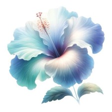 9x9cm flower wall decal