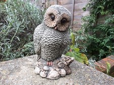 Cute Owl - Garden Ornament  - Hand Cast