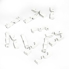 13pcs. clip axis swirl flaps