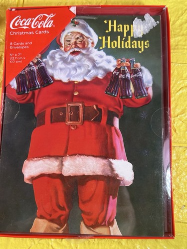 Santa coca cola bottle - cola,