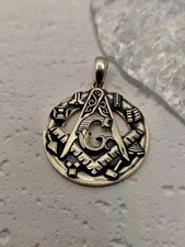 Freemason Masonic 925 Sterling