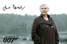 Dame Judi Dench Hand Signed