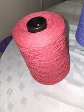 100% British Lambswool 2/20s on Cone Berry 350g ideal knitting/felting