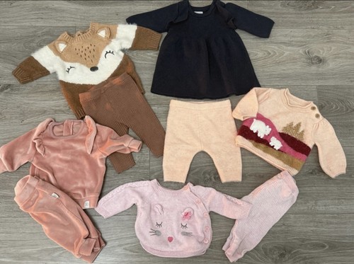 Baby girls first size newborn
