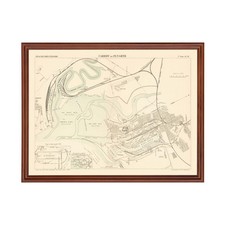 Old Map of Cardiff 1883 -