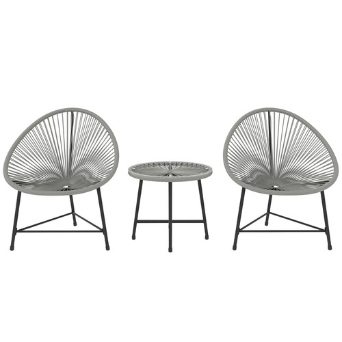 Outsunny rattan bistro - rattan,