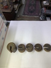 Vtg 5 Iron Round Slotted