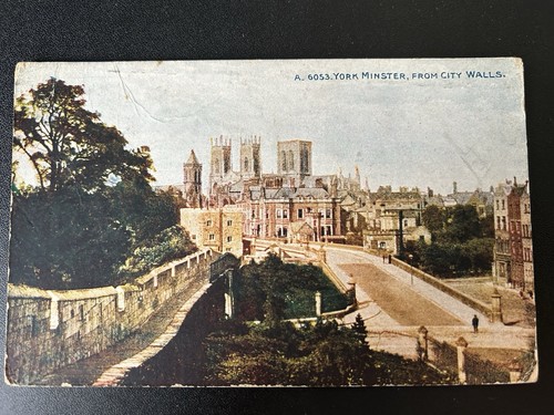 York minster from - minster, walls