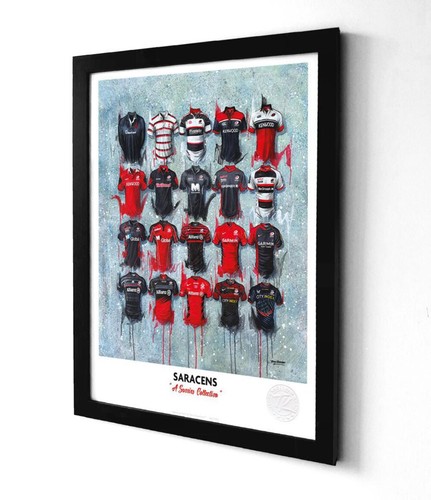 Saracens framed print - framed, –