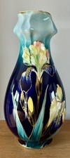 Beautiful  Carl Knoll Fischern Karlsbad Art Nouveau Or Jugendstil Vase 1916 32cm