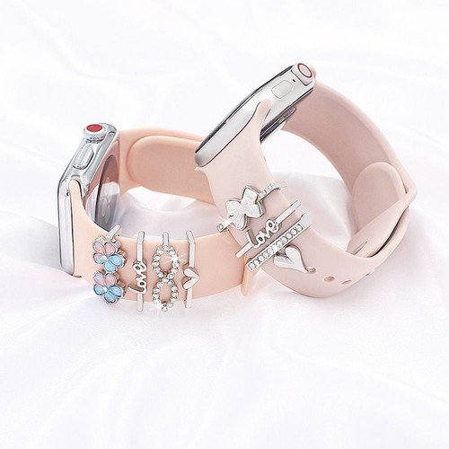 Flower watch band ornament - watch,
