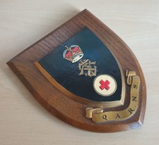 WW2 British Queen Alexandra's Royal Naval Nursing Service Wooden Plaque 1939-45