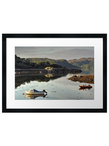Gairloch morning framed - gairloch,