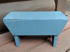 Vintage Primitive Blue Paint