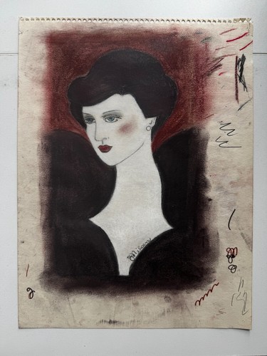 1920s oil pastel and - 1920s, art