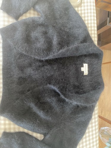 Monsoon size black angora - size,