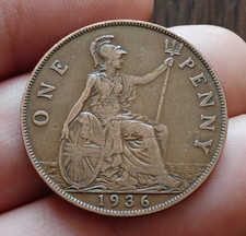 1936 KING GEORGE V ONE PENNY
