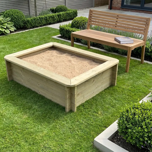 Wooden sandpit x 1m - 1.5m,