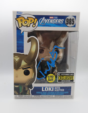 Tom Hiddleston Signed Loki w/ Sceptre Funko Pop! #985 – GITD LE – JSA Certified