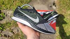 NIKE FLYKNIT RACER BLACK WHITE VOLT UK6/US7/EUR40/CM25 VERY RARE