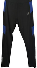 Karrimor Mens Black/Blue Running Training leggings W28-32in L32in Used EBSK3854