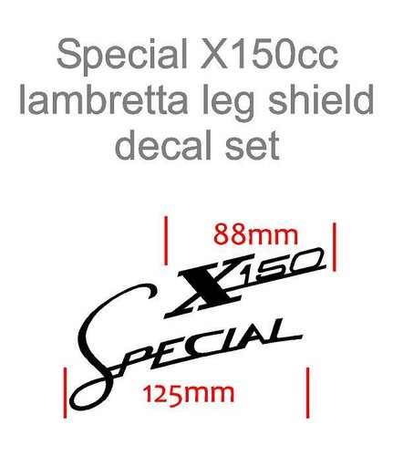 Lambretta special x150 leg - lambretta,