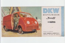 DKW Order Car 3=6 1955-1962