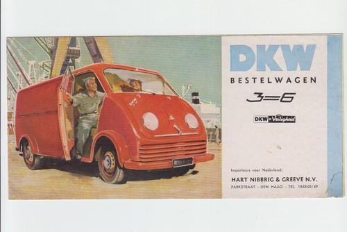 Dkw order car - order,