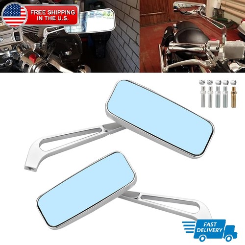 Rectangle motorcycle mirrors - rectangle,