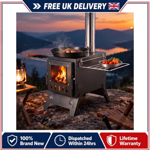 Foldable outdoor wood stove - foldable,