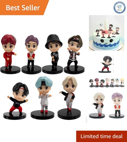 7pcs bts action - bts, figures