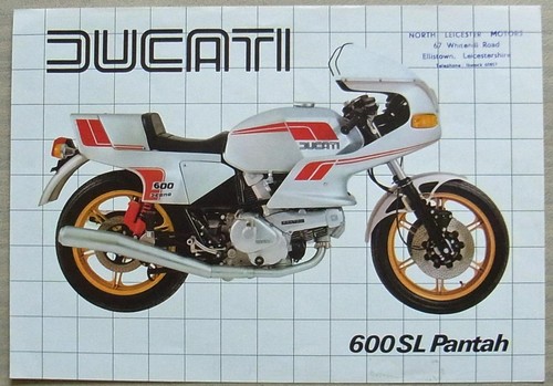 Ducati 600sl pantah motorcycle - 600sl,