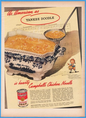 1944 campbell chicken - 1944, noodle