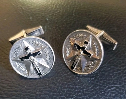 Vintage haltom cufflinks - vintage,