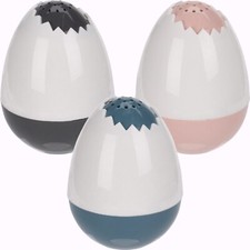 Egg-Shaped Salt & Pepper