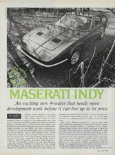 1970 maserati indy replica - 1970,