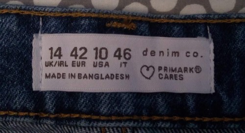 Ladies primark blue denim - blue,