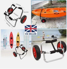 Heavy Duty Foldable Kayak/Canoe Trolley Kayak Wheeled trolley Carrier Cart Strap