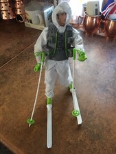 Hero Force Ski Skier Action Figure And Accessories
