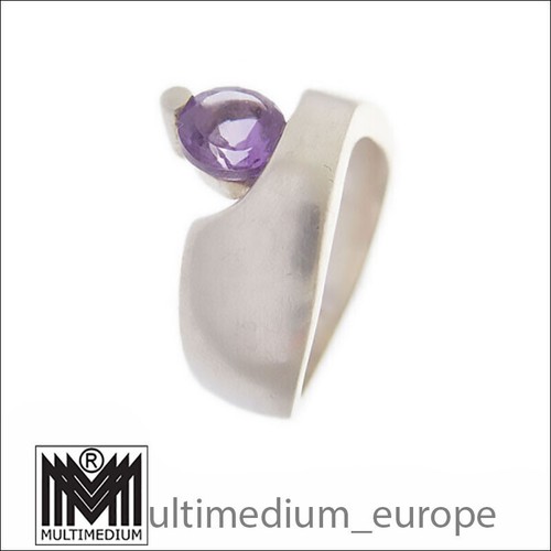 Modernist amethyst 925 silver - amethyst,