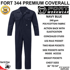 NAVY BLUE COVERALL,HEAVY