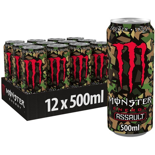 Monster assault energy drink - energy,