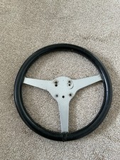11” Dia Racing Car 3 Spoke Classic Steering Wheel 1960’s Lotus Cooper Brabham F3