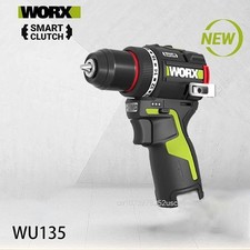WORX WU135 12V Cordless Drill 50Nm Brushless Motor 1800rpm Smart Clutch Tool