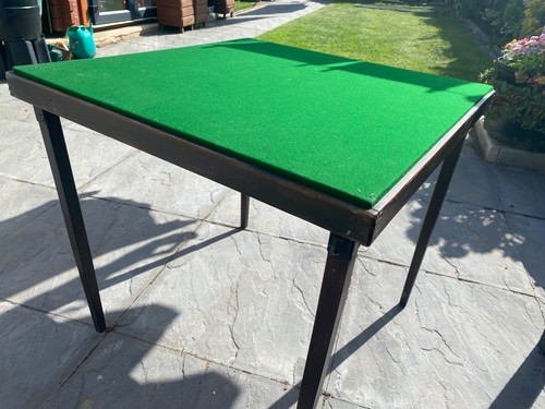 Folding bridge card - , table