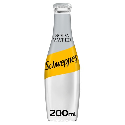 Schweppes soda water - soda,