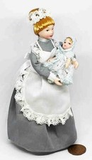 Dolls House Nanny In Grey